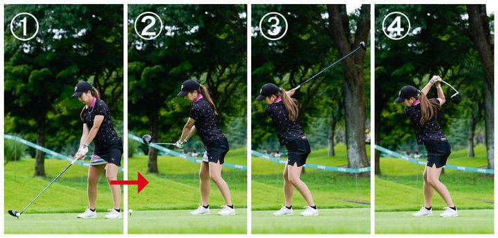 球を曲げない秘訣は？高橋彩華、菊地絵理香、勝みなみのスイングを徹底解説！