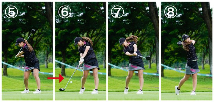 球を曲げない秘訣は？高橋彩華、菊地絵理香、勝みなみのスイングを徹底解説！