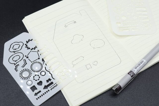 セリアのデザインテンプレート スケジュールはメッセージカードの作成におすすめ