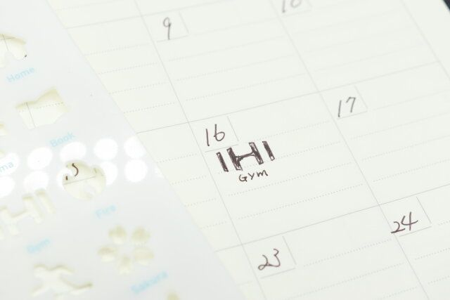 セリアのデザインテンプレート スケジュールは手帳に使いやすいイラストが豊富