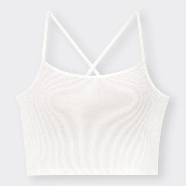 GU ブラフィール2WAYクロップドキャミソール