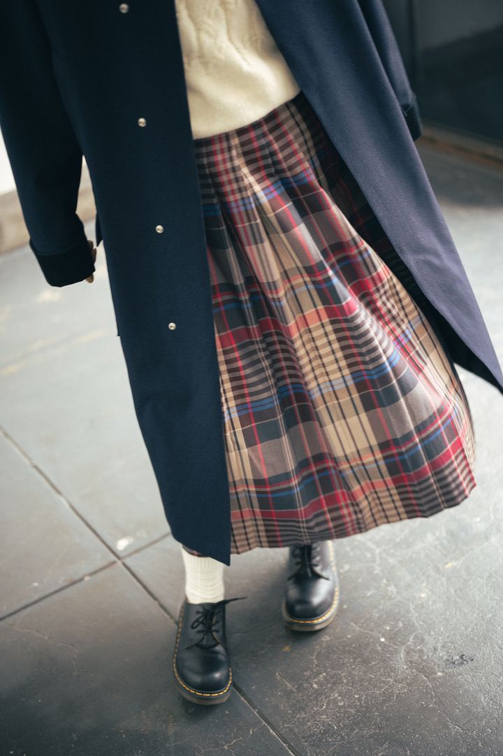 気分はロンドンガール！“チェック柄”のお手本コーデ2選【FUDGE FRIEND おしゃれさんの毎日コーディネート】