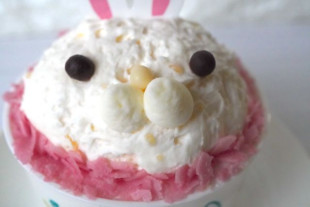 イースターかわいいうさぎちゃんアップ