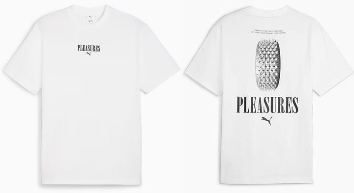 ミランのユニをデザインした『PLEASURES』とPUMAの新作コラボが登場！“PUNK”なデザインがかっこいい