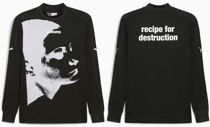 ミランのユニをデザインした『PLEASURES』とPUMAの新作コラボが登場！“PUNK”なデザインがかっこいい