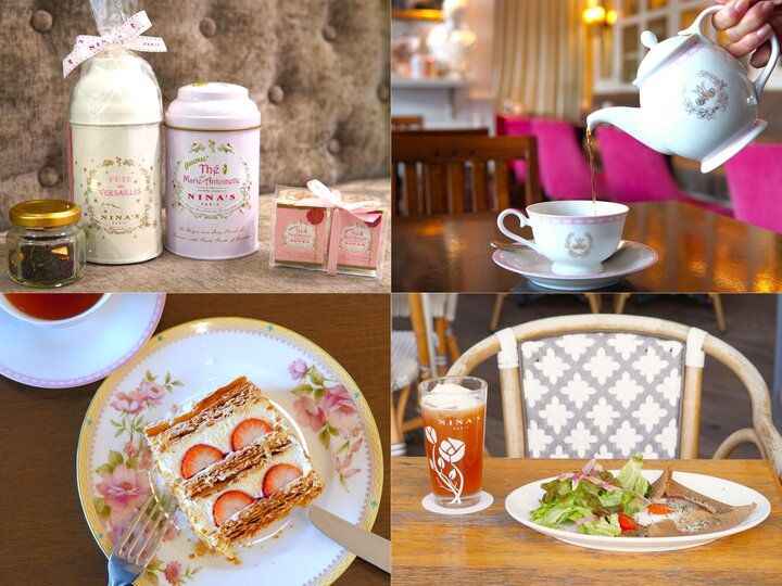 マリー・アントワネットも愛した菜園で収穫したバラとリンゴのフレーバードティー♪「LE SALON DE NINA’S クイーンズスクエア横浜店」