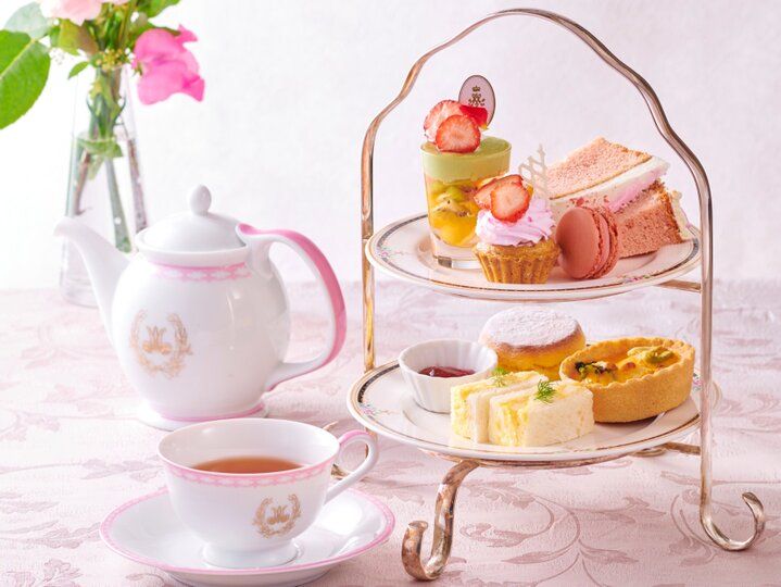 マリー・アントワネットも愛した菜園で収穫したバラとリンゴのフレーバードティー♪「LE SALON DE NINA’S クイーンズスクエア横浜店」