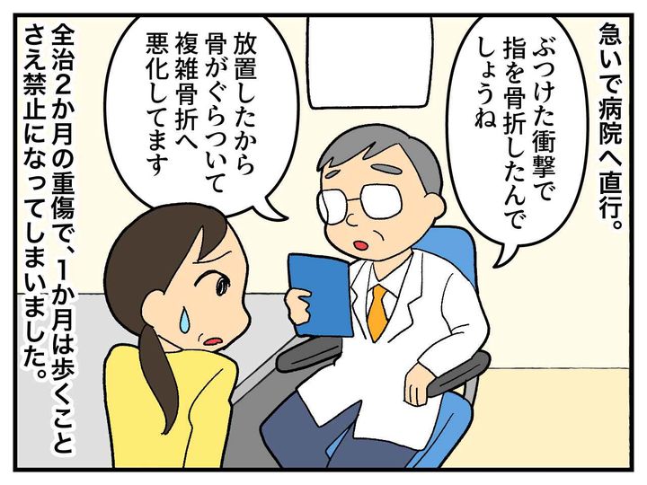 画像4: 足の小指をぶつけてしまった