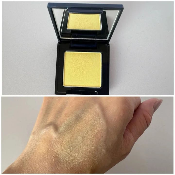 シングルアイシャドウならこれ！『ELLEGANCE RAZZLE（エレガンス ラズル）』の「アイカラー 45 Weekend citron」 スウォッチ