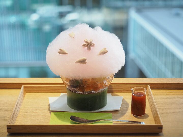 渋谷駅直結♪ 京を感じる絶景カフェで春色スイーツやアフタヌーンティーを「茶庭 然花抄院 渋谷ヒカリエ ShinQs店」