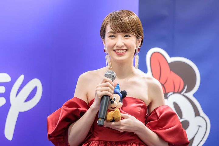 「Disney THE MARKET オープニングイベント」に出席した南明奈さん
