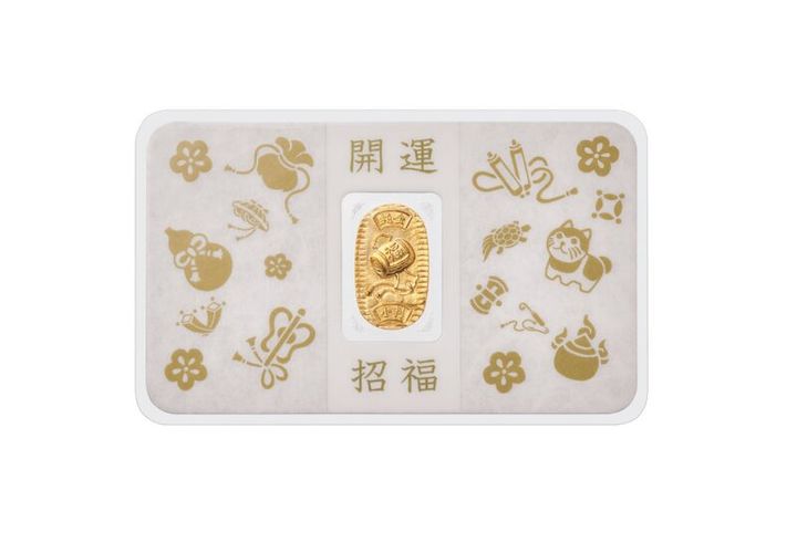 ギンザタナカの純金の縁起物 小判