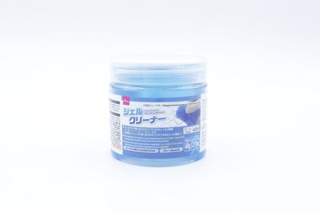 ダイソーのジェルクリーナー（ケース入、ブルー）