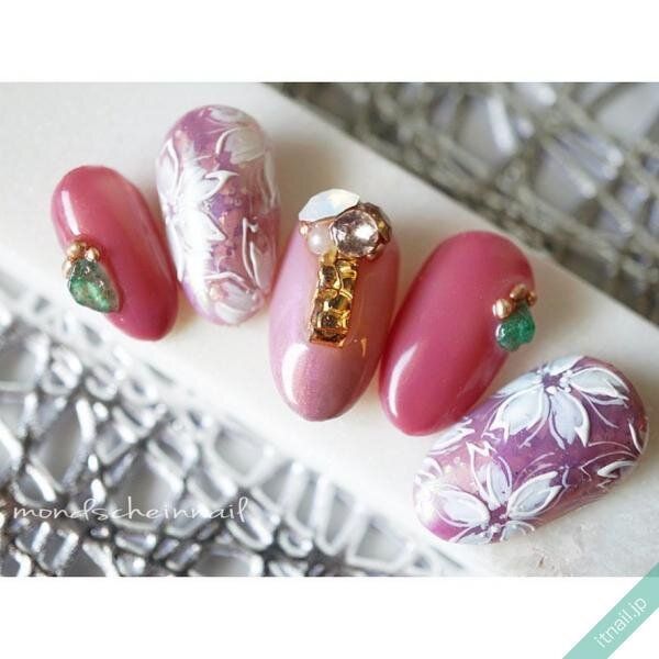 モントシャインネイルが投稿したネイルデザイン [photoid:I0095701] via Itnail Design (729761)