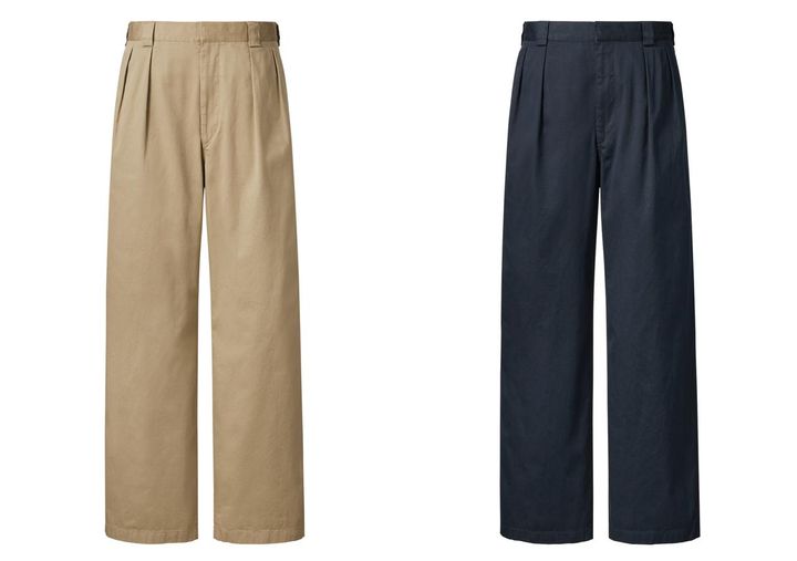 画像: 【Uniqlo U】タックワイドパンツ各¥4,990 www.uniqlo.com