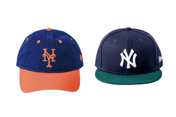 〈ニューエラ〉のキャップ