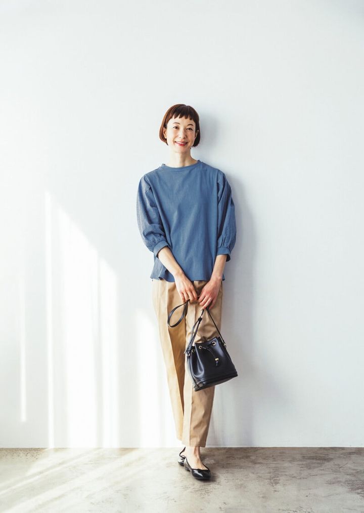 Coordinate 1 端正な美脚パンツが魅せるフレッシュな春コーデ