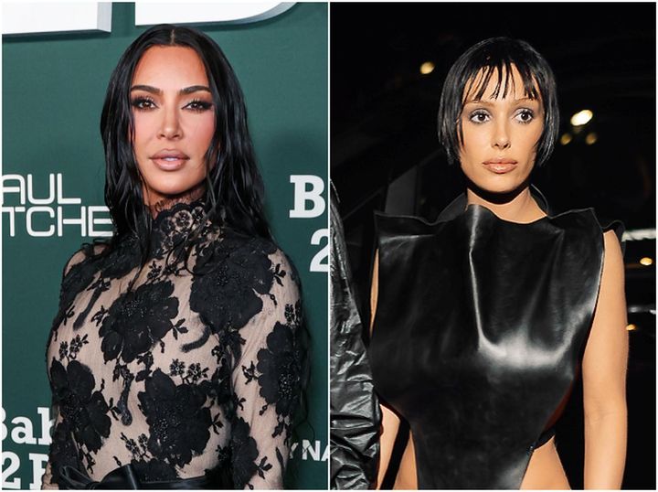 画像2: キム・カーダシアンが元夫カニエ・ウェストの現妻とハグ