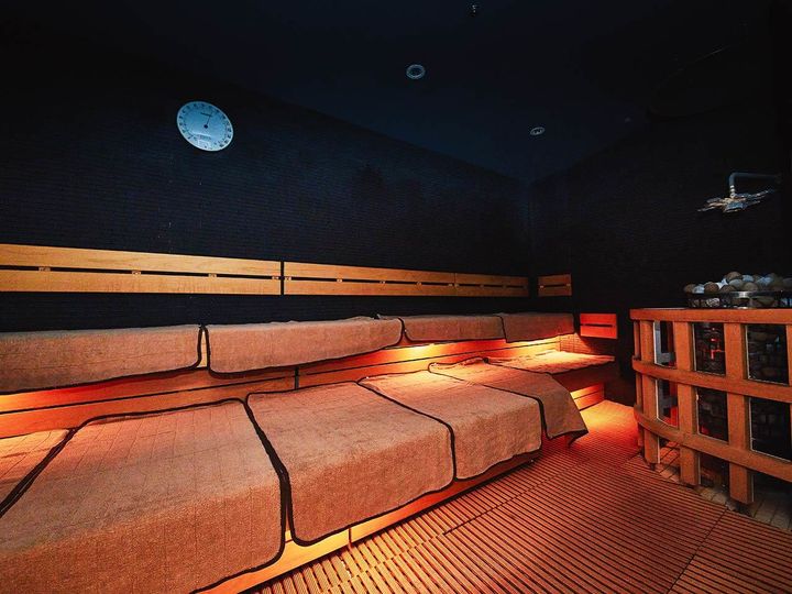 銀座『SPA&SAUNA コリドーの湯』のサウナ室