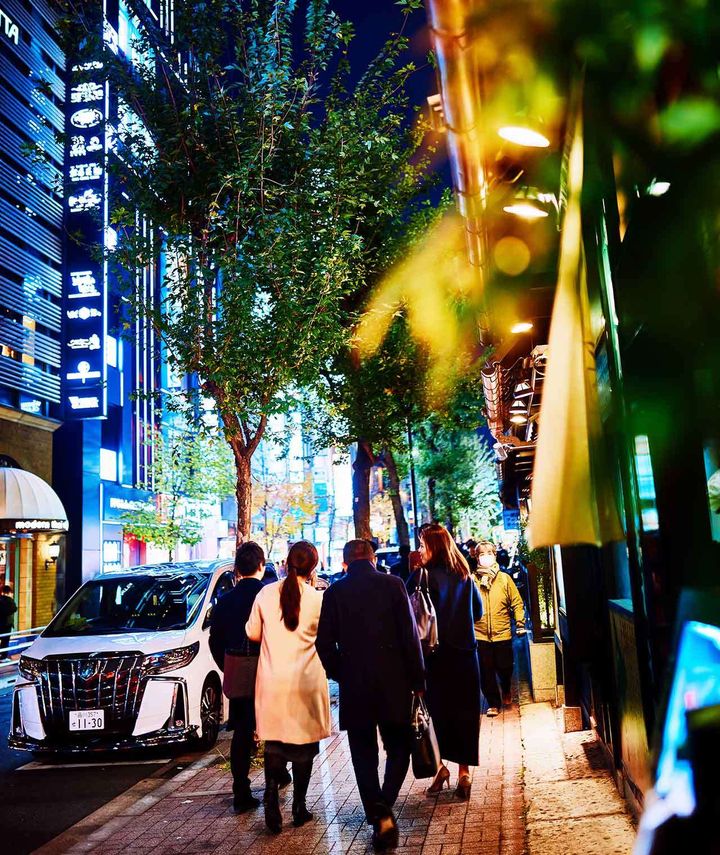 銀座コリドー街の風景