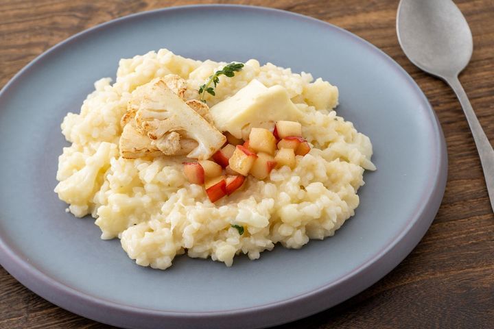 “チーズとカリフラワーのリゾット”