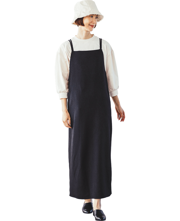 Coordinate 2 ボリューム袖との対比が全身のほっそり見せに有効