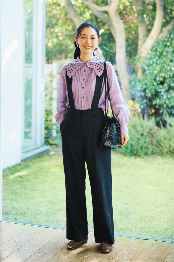 【第2位】 上品とかわいさを兼ね備えたおめかしブラウス 【リンネル2024年3月号】