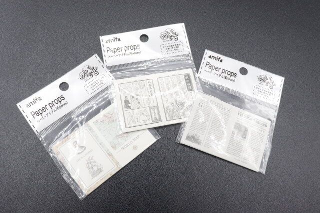 セリアのドール ペーパーアイテム 6Pのバリエーション