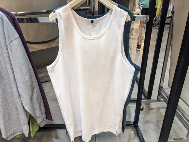 ワークマン「スムースコットンタンクトップ」