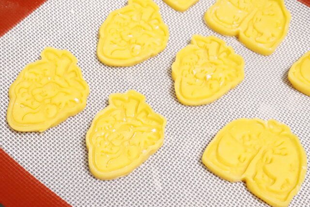 クッキー抜き型 2P 臓器のコツ