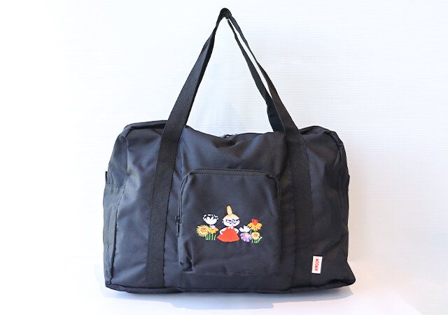MOOMIN デイリーに使える！ たためてBIGなボストンバッグ BOOK BLACK リトルミイ LIMITED ver.