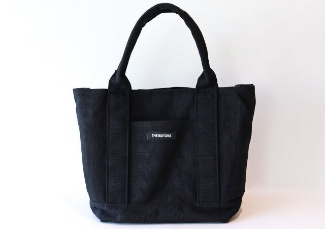 HE EDITORS 気がきく仕切りのトートバッグBOOK BLACK
