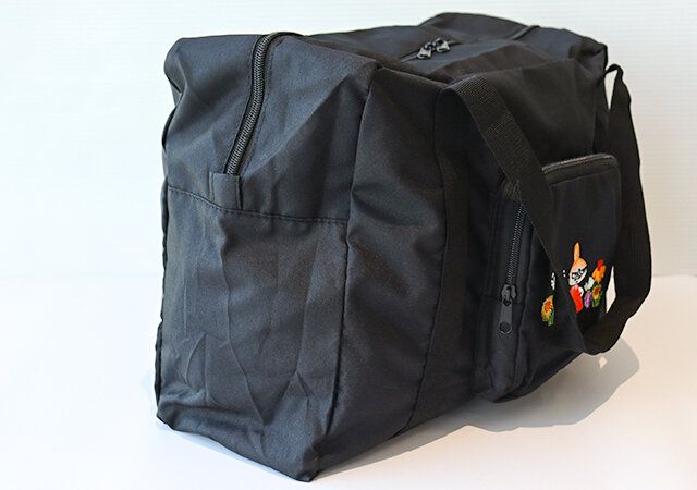 MOOMIN デイリーに使える！ たためてBIGなボストンバッグ BOOK BLACK リトルミイ LIMITED ver. マチ