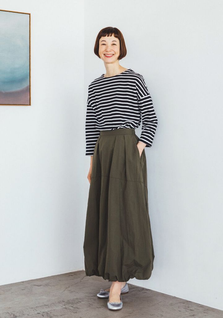 Coordinate 1 ボーダートップスで大人ベーシックを更新