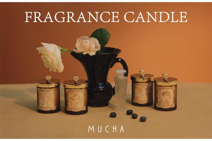 「ミュシャ」フレグランスキャンドル（全4種）