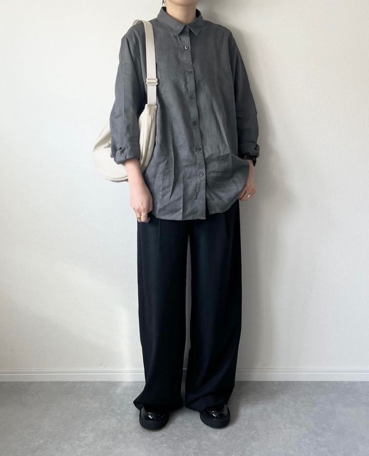ユニクロ_プレミアムリネンシャツ_3