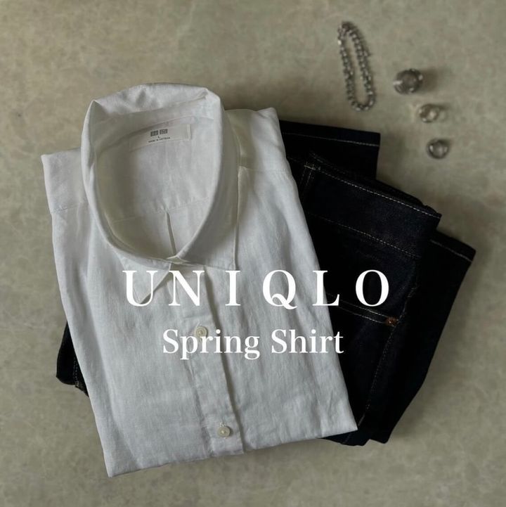 ユニクロ_プレミアムリネンシャツ_1