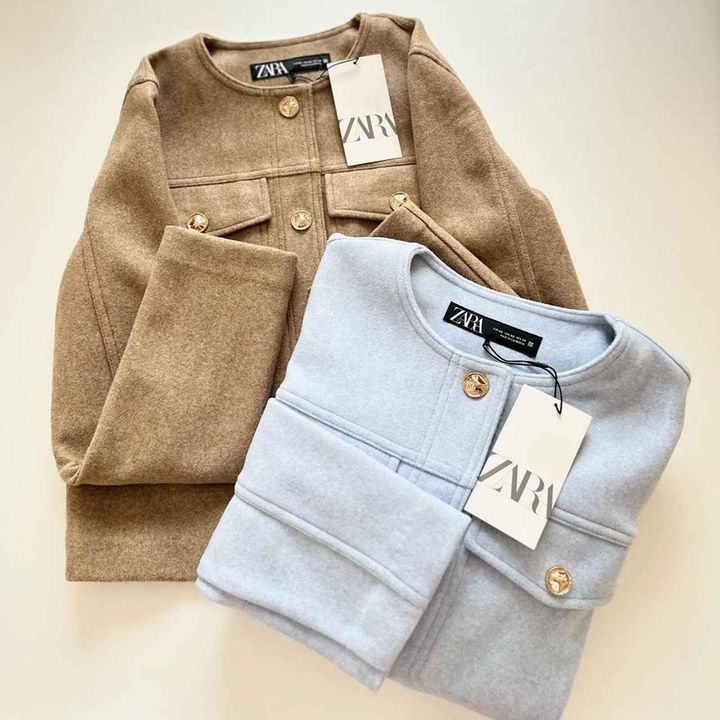 ZARA - 【新品完売品】ZARA ツイードジャケット ツイードブレザーの通販 by ameri shop｜ザラならラクマ