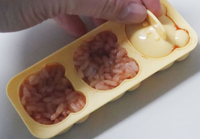 セリアのおにぎり型 くまの使用方法