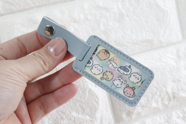 セリアのネームタグ レザー調は推し活にもおすすめ