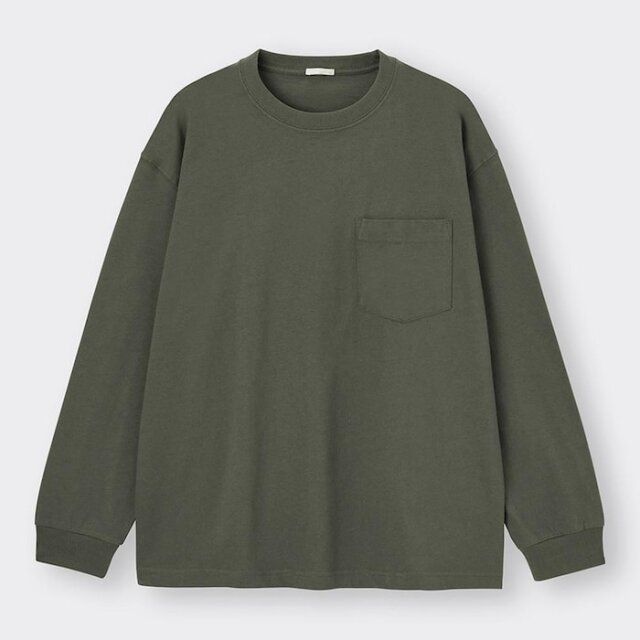 GU ヘビーウェイトクルーネックT