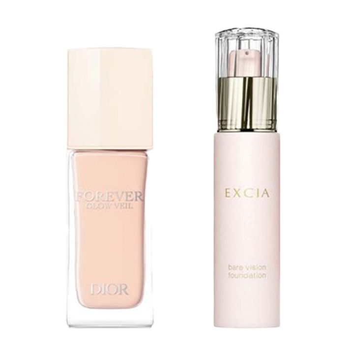 左：ディオール ディオールスキン フォーエヴァー グロウ ヴェール