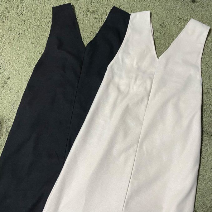 しまむらの「ニードルパンチジャンパースカート」