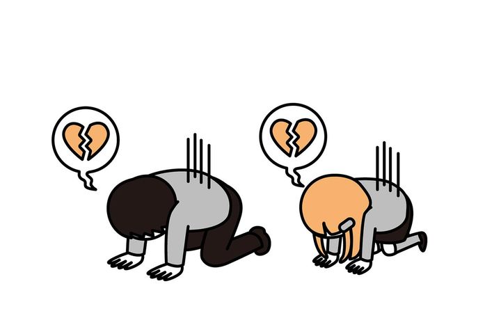 ディズニーランドで別れたという割合