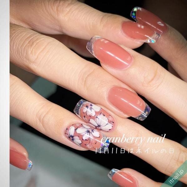 cranberry nailが投稿したネイルデザイン [photoid:I0074219] via Itnail Design (730098)