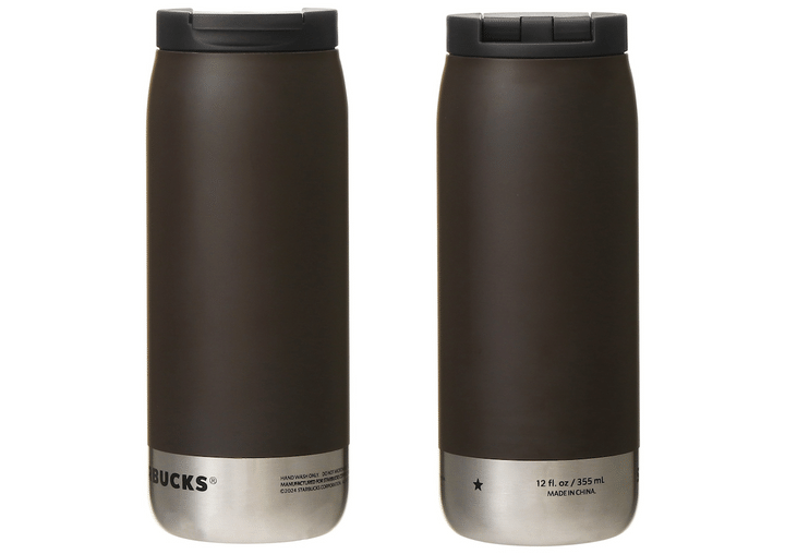 「カンシェイプステンレスボトルブラック」355ml 4200円