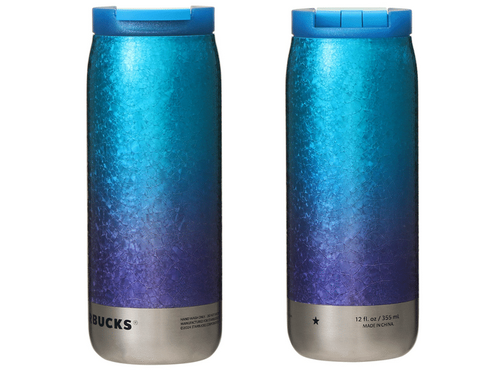 「カンシェイプステンレスボトルクラックグラデーション」355ml 4600円