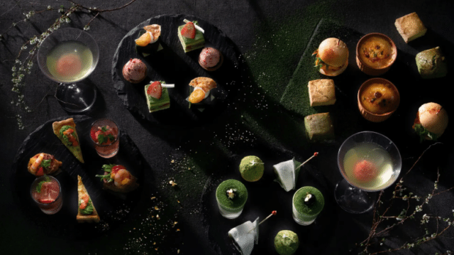 抹茶のアフタヌーンティー画像