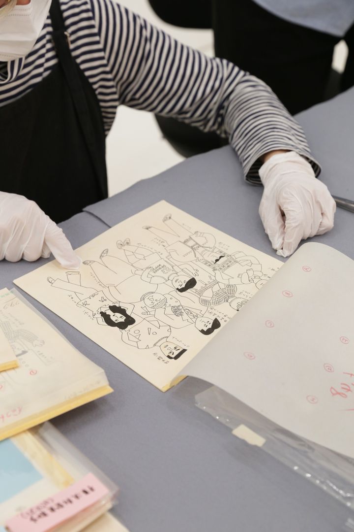 「鳩よ!」内で使用されたイラストの原画