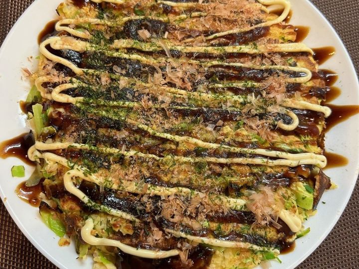 粉を使わずに作ったお好み炊き（農林水産省の公式Xアカウントより）